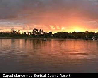 Západ slunce nad Sonisali Island Resort
